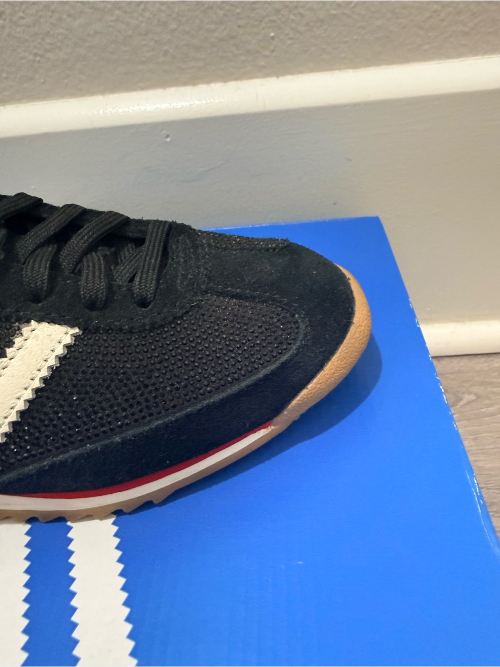 Adidas SL72 OG Rhinestone Black - Picture 8 of 14